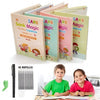 Sank Magic Book Set – Pack of 4 Reusable Magic Practice Books with Pen & 10 Refills